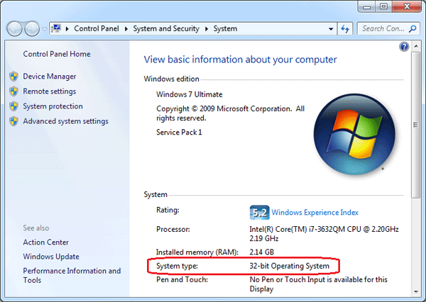 разрядная и разрядная версия Windows: вопросы и ответы - Служба поддержки Майкрософт
